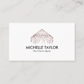 モダンプロフェッショナル実在写真QRコード 名刺 (正面)