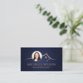 モダンプロフェッショナル実在写真QRコード 名刺 (スタンド正面)