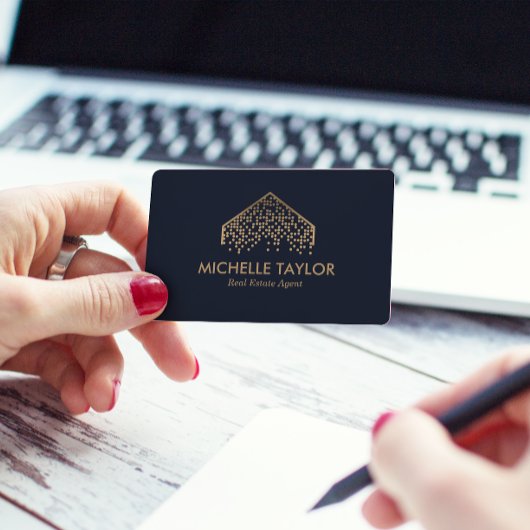 モダンプロフェッショナル実在写真QRコード 名刺