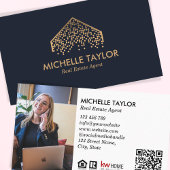 モダンプロフェッショナル実在写真QRコード 名刺