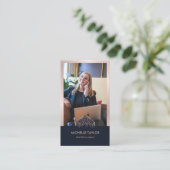 モダンプロフェッショナル実在写真QRコード 名刺 (スタンド正面)