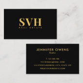 モダンプロフェッショナル実在証券 名刺 (正面/裏面)