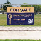 モダンプロフェッショナル実在QRコード販売用エステート 横断幕 (インサイチュ)