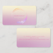 モダンプロフェッショナル幾何グラデーション図形 名刺 (正面/裏面)