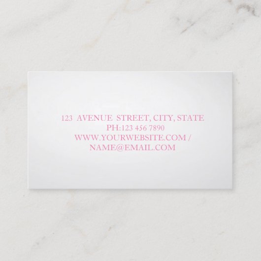 モダンプロフェッショナル幾何スタイリッシュ 名刺 (裏面)