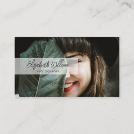 モダンプロフェッショナル手書きスクリプトオーバーレイ 名刺