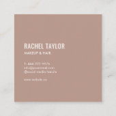 モダンプロフェッショナル撮影 スクエア名刺 (裏面)