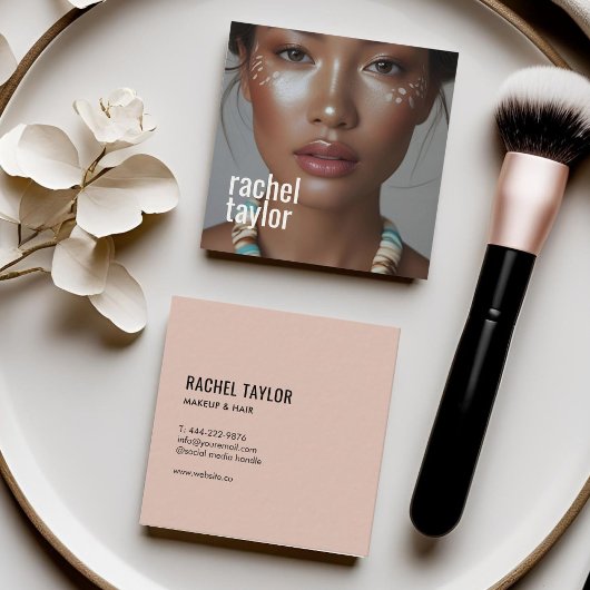 モダンプロフェッショナル撮影 スクエア名刺