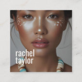 モダンプロフェッショナル撮影 スクエア名刺 (正面)