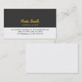 モダンプロフェッショナル書道名刺 名刺 (正面/裏面)