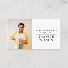 モダンプロフェッショナル業務用写真名刺 名刺