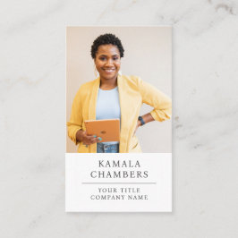 モダンプロフェッショナル業務用写真名刺 名刺