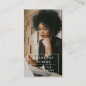 モダンプロフェッショナル業務用写真名刺 名刺 (正面)