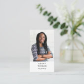 モダンプロフェッショナル業務用写真名刺 名刺 (スタンド正面)