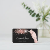 モダンプロフェッショナル洗浄ハウス保ズ 名刺 (スタンド正面)