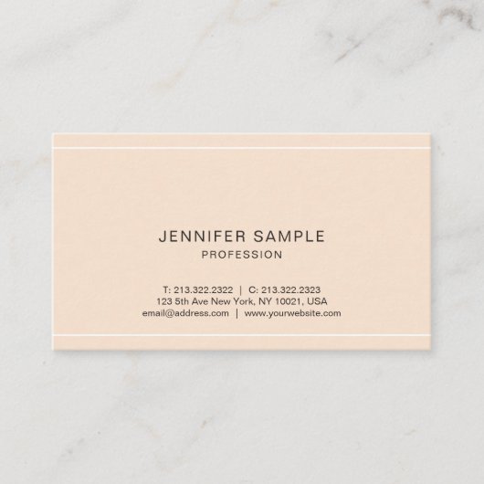 モダンプロフェッショナル洗練シンプル平野 名刺 (正面)