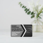 モダンプロフェッショナル洗車インスパイア事業ca 名刺 (スタンド正面)