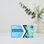 モダンプロフェッショナル洗車インスパイア事業ca 名刺 (スタンド正面)