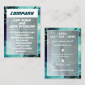 モダンプロフェッショナル洗車インスパイア事業ca 名刺 (正面/裏面)