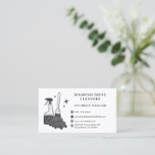 モダンプロフェッショナル清掃会社名刺 名刺 (スタンド正面)