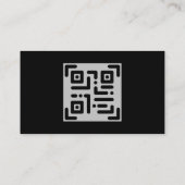 モダンプロフェッショナル白黒とグレー写真 名刺 (裏面)