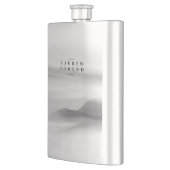 モダンプロフェッショナル白黒抽象芸術 フラスク (左)