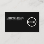 モダンプロフェッショナル絵を描のサービス装飾 名刺 (正面)