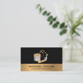 モダンプロフェッショナル絵を描のサービス装飾 名刺 (スタンド正面)