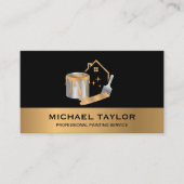 モダンプロフェッショナル絵を描のサービス装飾 名刺 (正面)