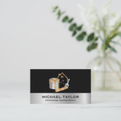 モダンプロフェッショナル絵を描のサービス装飾 名刺 (スタンド正面)