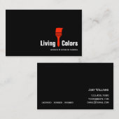 モダンプロフェッショナル絵画の名刺 名刺 (正面/裏面)