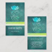 モダンプロフェッショナル緑色ホログラフィック 名刺 (正面/裏面)