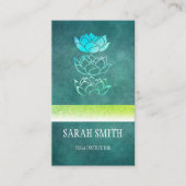 モダンプロフェッショナル緑色ホログラフィック 名刺 (正面)