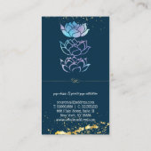 モダンプロフェッショナル緑色ホログラフィック 名刺 (裏面)