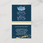 モダンプロフェッショナル緑色ホログラフィック 名刺 (裏面)