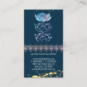 モダンプロフェッショナル緑色ホログラフィック 名刺 (裏面)