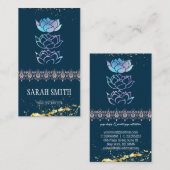 モダンプロフェッショナル緑色ホログラフィック 名刺 (正面/裏面)