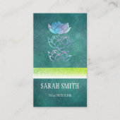 モダンプロフェッショナル緑色ホログラフィック 名刺 (正面)