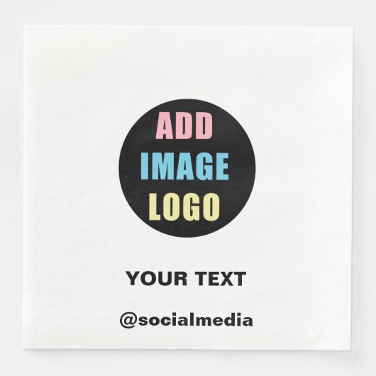 モダンプロフェッショナル編集可能ビジネスロゴ (正面)