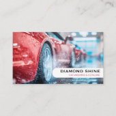 モダンプロフェッショナル車の洗浄洗浄 名刺 (正面)