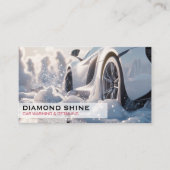 モダンプロフェッショナル車の洗浄洗浄 名刺 (正面)