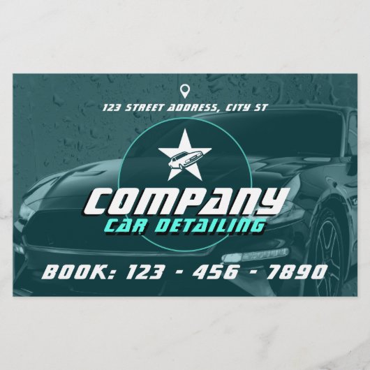 モダンプロフェッショナル車の詳細フライヤー チラシ (正面)