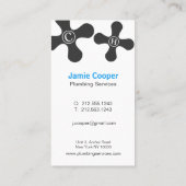 モダンプロフェッショナル配管用名刺 名刺 (裏面)