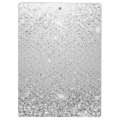 モダンプロフェッショナル金属銀 クリップボード (裏面)