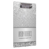 モダンプロフェッショナル金属銀 クリップボード (右)