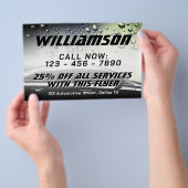 モダンプロフェッショナル銀車の色 チラシ (ハンドル)