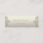 モダンプロフェッショナル魅力的光、レース スキニー名刺 (正面)