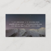 モダンプロフェッショナル2写真モノグラム写真 名刺 (裏面)