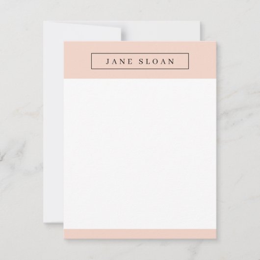 モダンプロフェッショナル ノートカード (正面)