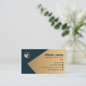 「モダンプロフェッショナル・ビジネス・カード（ネットワーク）」 名刺 (スタンド正面)